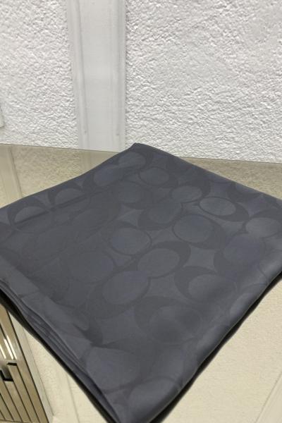 Yuvarlak Desenli Şal - Antrasit