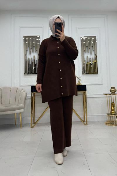 Zeren Triko Takım - Acı kahve