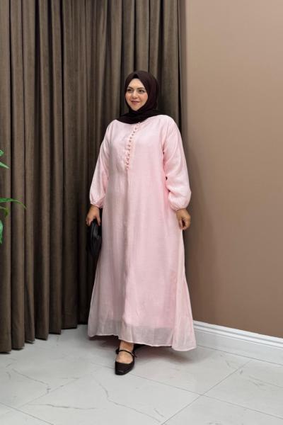 Zoe Elbise - Pembe