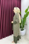 Payetli Hırkalı Takım Haki