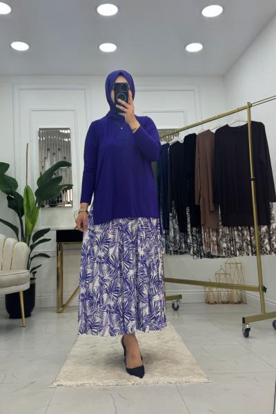 Reyhan Etekli Takım - Mor