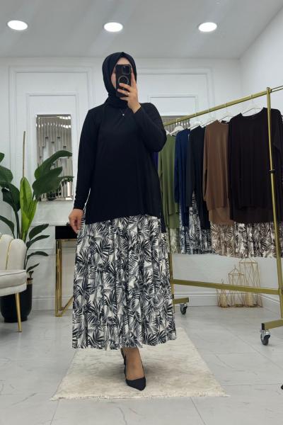 Reyhan Etekli Takım - Siyah